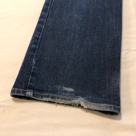 American Eagle Denim Stretch Slim Boot 6 Long - Picture 6 of 8